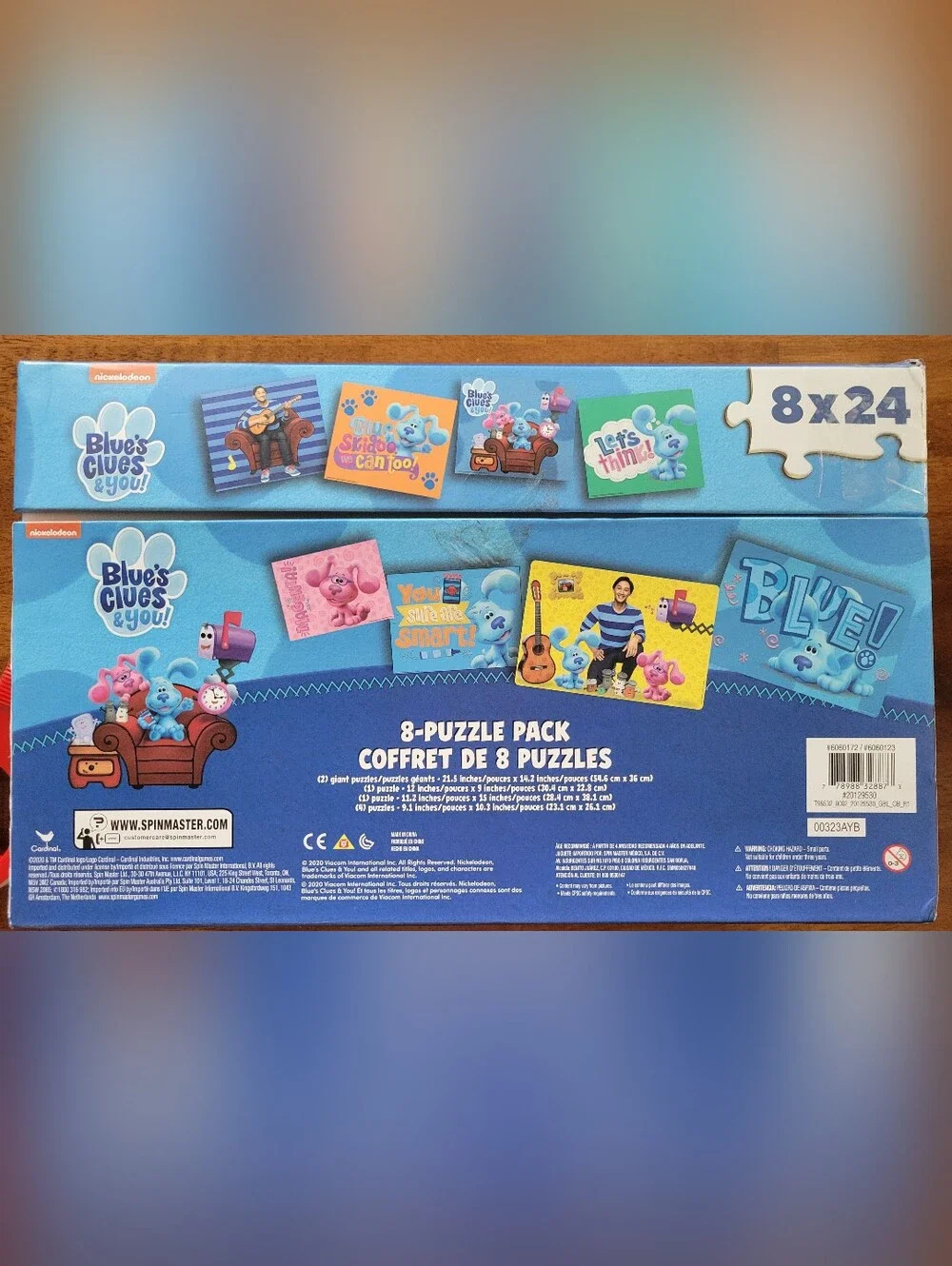 nickelodeon Blue's Clues & You 8-Puzzle Pack - Excellent Like New Condition